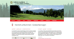 Desktop Screenshot of golf-lenzerheide.ch